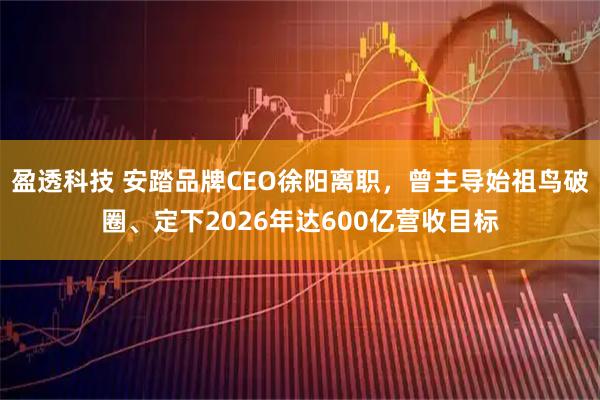 盈透科技 安踏品牌CEO徐阳离职，曾主导始祖鸟破圈、定下2026年达600亿营收目标